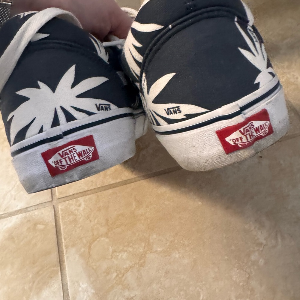 Vans Doren Era Navy Palm Unisex Lace Up Low Skate Sneakers Shoes Size 13 - Picture 10 of 12